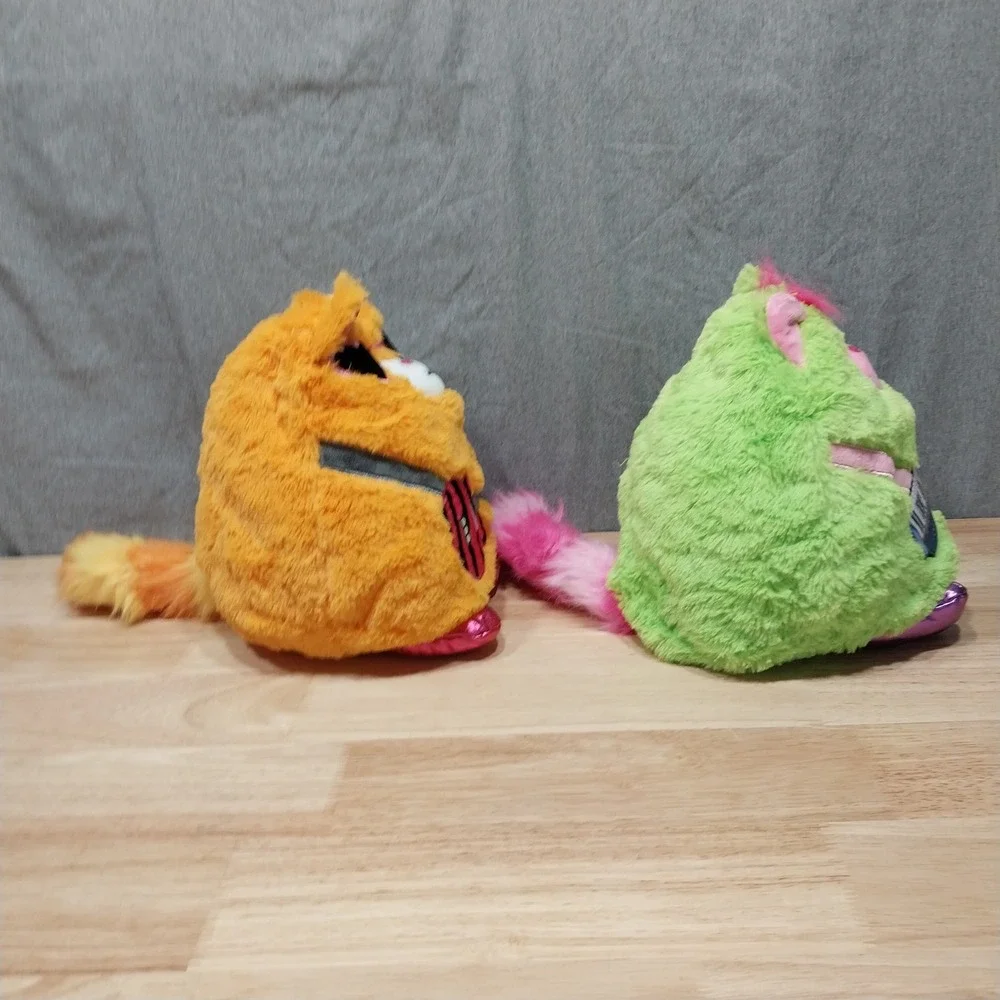 Misfittens Plush Rock Gurlz Guitar Keytar Set 11 Inch Plushies